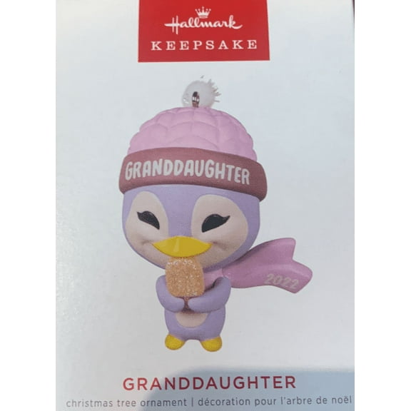 Granddaughter Penguin Hallmark Keepsake Christmas Ornament 2022
