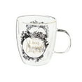 thumbnail image 3 of Cypress Double Wall Glass Café Cup w/ Box, 12 OZ., Live Laugh Love, 3 of 3