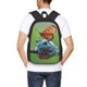thumbnail image 4 of Balery Butterfly Landing On Head Dumpy Frog Mochila para hombre y mujer - Tela Oxford 600D resistente - Gran capacidad, resistente al agua, ideal para la escuela, viajes y senderismo, 4 of 6