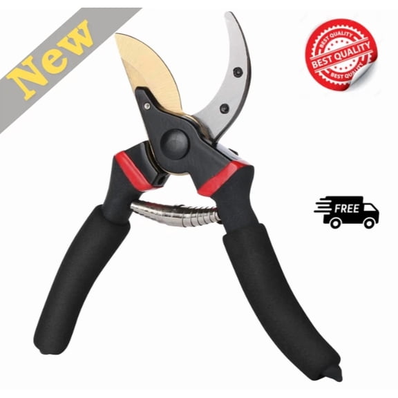 PURELY- Pruning Shears, Garden Shears, 8" Professional, Garden Scissors, Gardening Shear