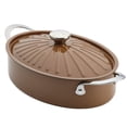 thumbnail image 2 of Rachael Ray Cucina 5 qt. Dutch Oven in Mushroom Brown, 2 of 6