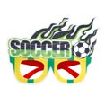 thumbnail image 1 of Gafas para aficionados al fútbol, gafas de competición de fútbol, accesorios para fotomatón, gafas de fiesta para cumpleaños con temática de fútbol, fiestas deportivas, 1 of 8