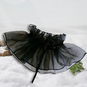 menolana Ruffle False Collar, Women Casual Ruffled Shawl Collar, for Party Favors Halloween
