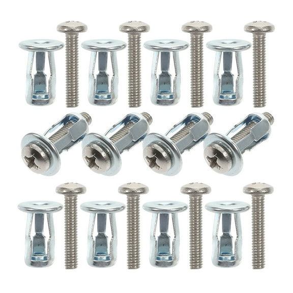 Masteelf 15pcs Hollow Door Anchor Metal Expansion Bolt for Drywall Extra Short Hollow Wall Anchors Heavy Duty Wall Anchors for Hanging