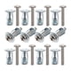 thumbnail image 3 of Juego de 15 tornillos de anclaje para puertas huecas, pernos de expansión de metal para paneles de yeso, anclajes cortos para paredes huecas, anclajes de pared resistentes para placas de yeso, 3 of 8