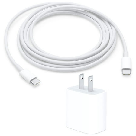 Apple USB-C Charge Cable (2 m) with 18W USB-C Apple Quick Charging Power Adapter