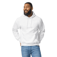 thumbnail image 2 of Gildan Men's Hoodie, DryBlend Casual Sweatshirt, Soft Cotton-Poly, Pouch Pocket, White, S, 2 of 5