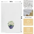 thumbnail image 5 of 2PCS Chinoiserie Kitchen Towels 16x24 Inches Blue and White Hydrangea Floral Dish Towels, Decorative Hand Towels for Bathroom and Kitchen, 5 of 5