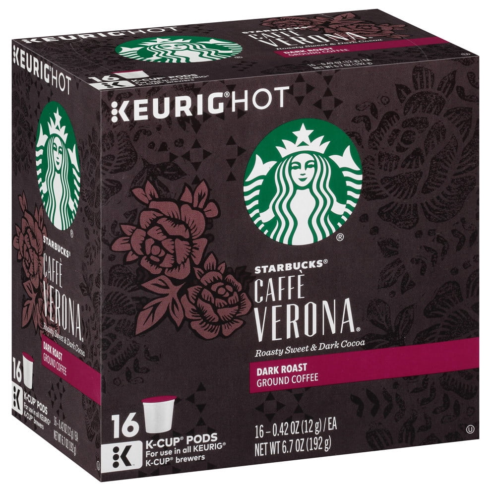 Starbucks Caff Verona Blend Coffee 128 K-Cup Pods by