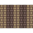thumbnail image 1 of Ahgly Company Indoor Rectangle Patterned Bakers Brown Area Rugs, 8' x 10', 1 of 6