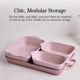 thumbnail image 4 of Our Place Bakeware Set | 5-Piece Nonstick, Toxin-Free, Ceramic, Cast Aluminum Set with Oven Pan, Bakers, & Oven Mat | Space-Saving Nesting Design | Oven-Safe | Bake, Roast, Griddle and More | Steam, 4 of 7