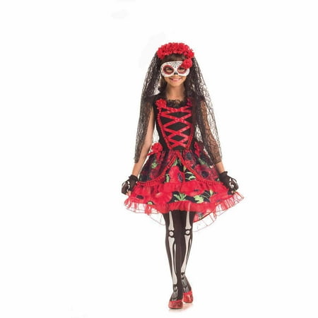Day of the Dead Senorita Child Halloween Costume