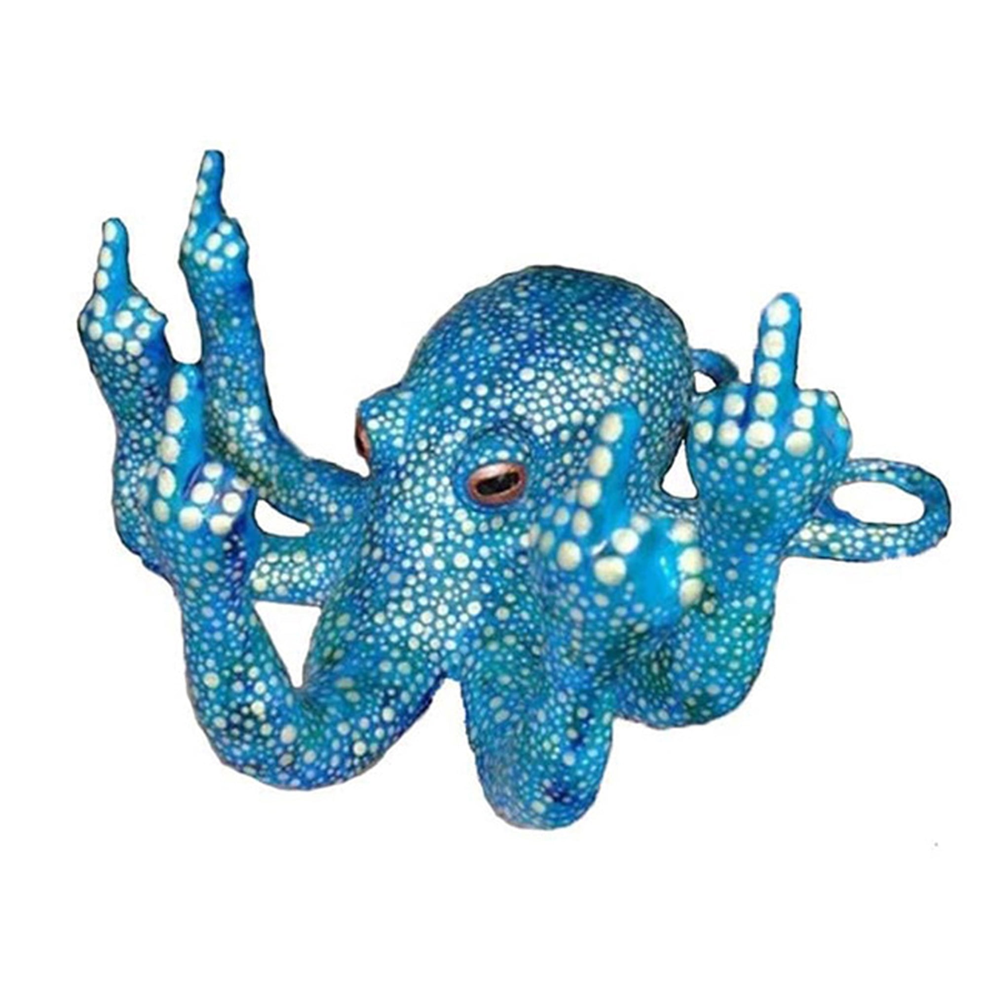 Ocean Animal Octopus Statues Figurine Home Decor Bookends 