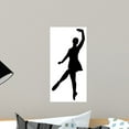 thumbnail image 1 of Black Ballet Silhouette Wall Decal by Wallmonkeys Peel and Stick Graphic (18 in H x 8 in W) WM325949, 1 of 4