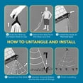 thumbnail image 4 of Halloween Light Up Spider Web ININ de 5 m con 250 LED, 4 of 7