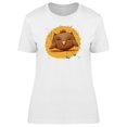 thumbnail image 1 of Girly Owl On A Swing Tee Women's -Image by Shutterstock, 1 of 1