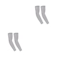 thumbnail image 3 of Sonducket Ciclismo Manga del brazo Portátil Lavable Colorido Baloncesto Fútbol Correr Montañismo Mangas Accesorios Gris claro S gris claro S 2piezas Sonducket CBP448406, 3 of 5