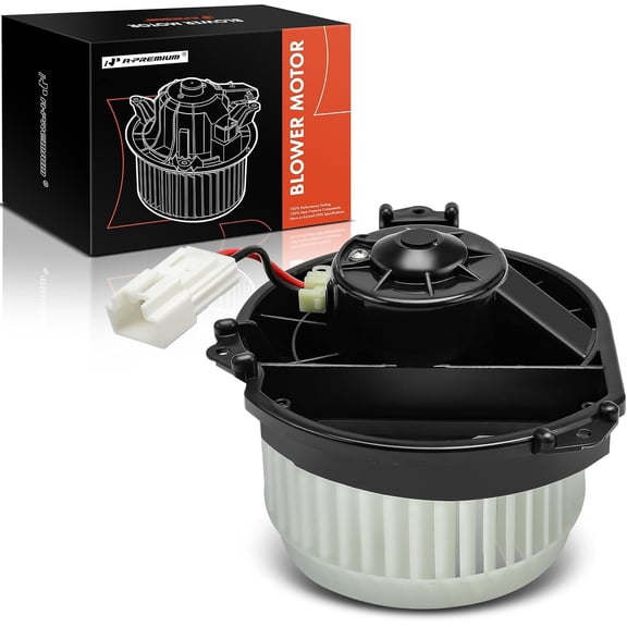 A-Premium Rear HVAC Heater Blower Motor Compatible with Honda Pilot 2003-2008 & Acura MDX 2002-2006, V6 3.5L, with Wheel