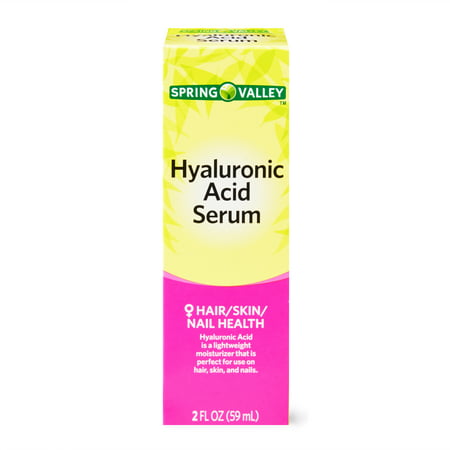 Spring Valley Hyaluronic Acid Serum, 2 Oz (Best Hyaluronic Acid Serum For Microneedling)