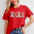 thumbnail image 2 of Cow T-Shirt - Cute Bunny Cows & Eggs, 2 of 3