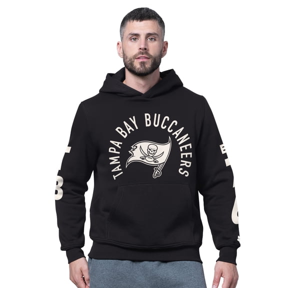 Men's Starter Black Tampa Bay Buccaneers Handoff Fleece Hoodie Sweatshirt