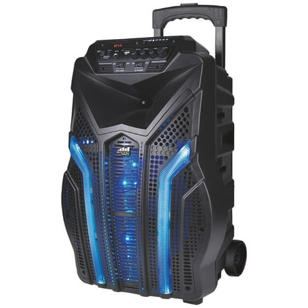 9 250 Watt Speaker - Naxa NDS-1211 3,000-Watt Portable Karaoke Speaker with Bluetooth