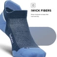 thumbnail image 5 of Feetures Elite Max Cushion No Show Tab Wave- Running Socks for Men & Women, Athletic Compression Socks, Moisture Wicking - Blue Wave , XLarge (1 Pair), 5 of 7