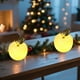 thumbnail image 4 of Luz de Noche de Fruta de Navidad Cumpleaños Regalos de Cristal, Hojas de Metal, Decoración de Habitación, Lámpara de Cama, Cocina, Iluminación de Estudio, Adecuado para Dormitorio, Metal, Cristal,, 4 of 9
