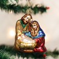 thumbnail image 2 of Adornos Soplados De Vidrio Navideño Del Viejo Mundo Para La Sagrada Familia Del Árbol De Navidad, 2 of 5