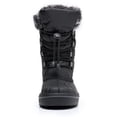 thumbnail image 5 of Blikcon Kids Boys & Girls Faux Fur-Lined Waterproof Winter Snow Boots (Color : BlackGrey, Size : 11 Little Kid), 5 of 9