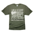 thumbnail image 4 of Mens Veteran T-shirt I Am A Veteran Shirt Veteran USA Flag Tee Shirt USA Patriotic Shirt (5X-Large Black), 4 of 6