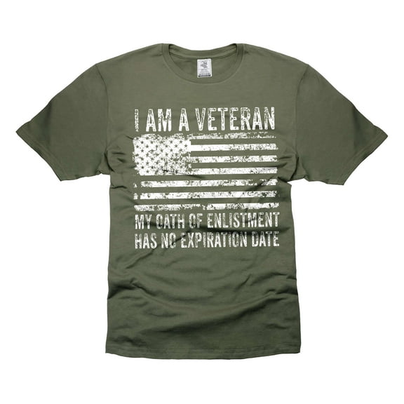 Mens Veteran T-shirt I Am A Veteran Shirt Veteran USA Flag Tee Shirt USA Patriotic Shirt