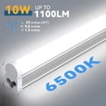thumbnail image 6 of T5 LED Shop Light 2ft, Linkable Utility Light Fixture, 10W 6500K Super Bright White, 6-Pack, 6 of 8
