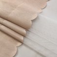 thumbnail image 4 of 2 Piece Elegant Faux Silk Dual Color Splicing Sheer Window Valance,Rod Pocket Curtain for Kitchen, Café, Dining, and Bathroom Decor, 4 of 6