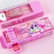 thumbnail image 1 of Estuche para lápices multifuncional automático con cerradura de combinación deformable para niñas, estuche de papelería para niños, estuche para lápices para estudiantes de primaria, gran capacidad, 1 of 2