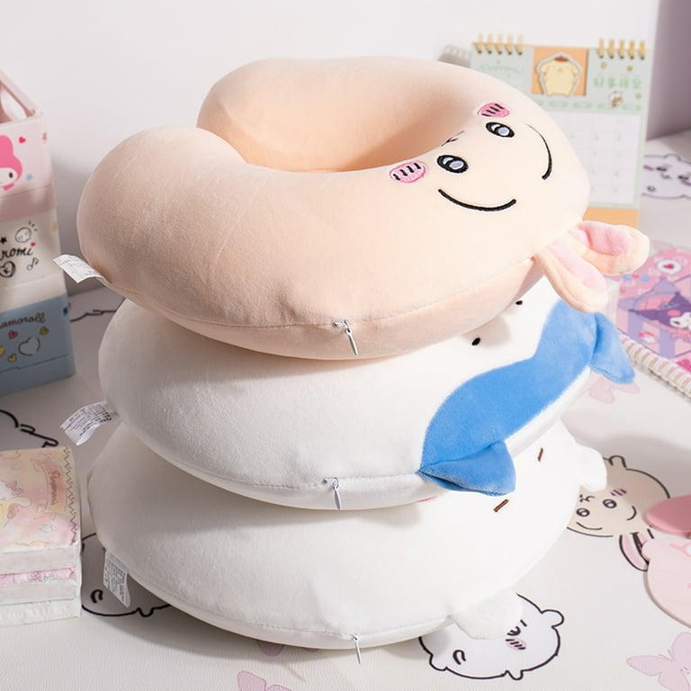 Comfortable Memory Foam U-shaped Neck Pillow Kawaii Travel Pillow