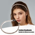 thumbnail image 2 of Diadema Imitación Diamante Unique Bargains Gris 0,31 Pulgadas Ancho, 2 of 7