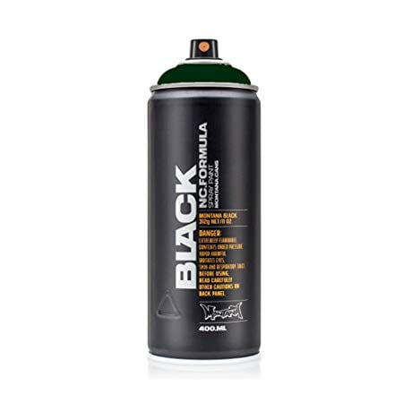 Montana Cans BLACK Spray Paint, 400ml, Tag Green