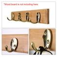 thumbnail image 4 of 2pcs Wall Hooks Zinc Alloy Hook Caps Coat Towel Wall Bathroom DIY Hanger w Screws Bronze Tone, 4 of 7
