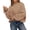 Camel, variant on Women's Oversized Sweater Crewneck Fall Winter Long Sleeve Fuzzy Warn Knit Pullover Sweaters Trendy Outfits