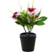 thumbnail image 1 of Flor falsa Cymbidium de tres cabezas pequeño bonsái decoración creativa decoración flor artificial simulación planta verde planta en maceta, 1 of 5