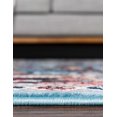 Unique Loom Birmingham Narenj Rug , 8' 0" x 10' 0" ,Blue