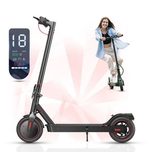 LiteFive LF3 Electric Scooter for Adults, 350W Motor, Max 18Mph & 21Miles, Commuting Foldable Escooter
