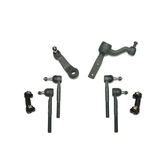 8 Pc Steering Linkages Tie Rod Ends Adjusting Sleeves Idler Pitman Arm Fits Passenger & Driver Side Fits select: 1988-1992 CHEVROLET GMT-400, 1989-1992 GMC SIERRA