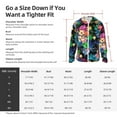 thumbnail image 4 of Rocae Colorful Flowers Print Breathable Sun Protection Hoodie Quick-Dry Lightweight Long Sleeve Hoodie Unisex Running Sports Shirt X-Large, 4 of 9
