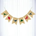 thumbnail image 6 of MLINS Colorful Dinosaur Burlap Banner Creative Dinosaur Print Swallowtail Garland Bunting Flags for Themed Parties, 6 of 8