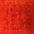 thumbnail image 1 of Ahgly Company Machine Washable Indoor Square Oriental Yellow Industrial Area Rugs, 7' Square, 1 of 4