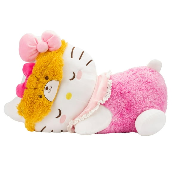 Peluche Hello Kitty Sleeping de 45 cm con pijama teñido