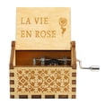 thumbnail image 2 of Antique Wooden Music Box Hand Cranked Musical Box Christmas Birthday Gift, 2 of 8