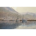 thumbnail image 3 of Adamov, Alexey 24x16 Black Modern Framed Museum Art Print Titled - Yachts between Islands, 3 of 5